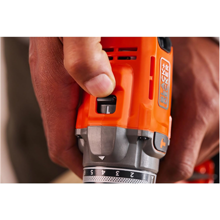 BLACK & DECKER 18V Cordless Drill (without battery and charger) | BCD383XN-XJ