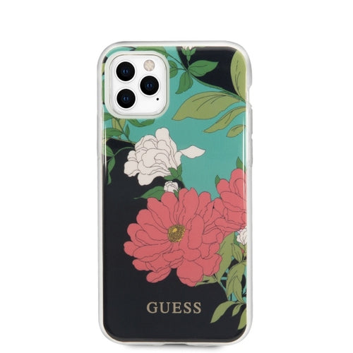 Guess GUHCN58IMLFL01 iPhone 11 Pro black/black N°1 Flower Collection