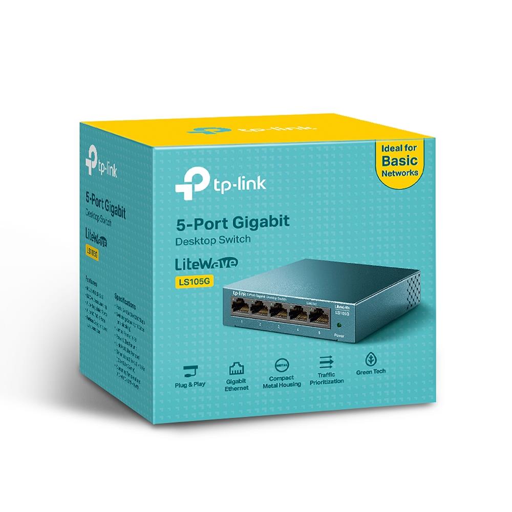 Switch TP-LINK LS105G 5x10Base-T / 100Base-TX / 1000Base-T LS105G