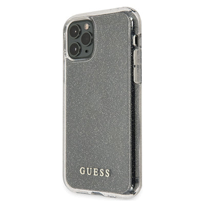 Guess GUHCN58PCGLSI iPhone 11 Pro silver/silver hard case Glitter
