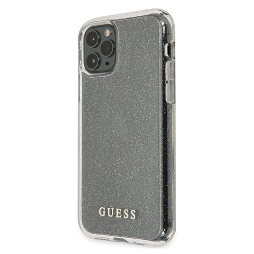 Guess GUHCN58PCGLSI iPhone 11 Pro silver/silver hard case Glitter