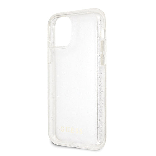 Guess GUHCN65PCGLSI iPhone 11 Pro Max silver/silver hard case Glitter