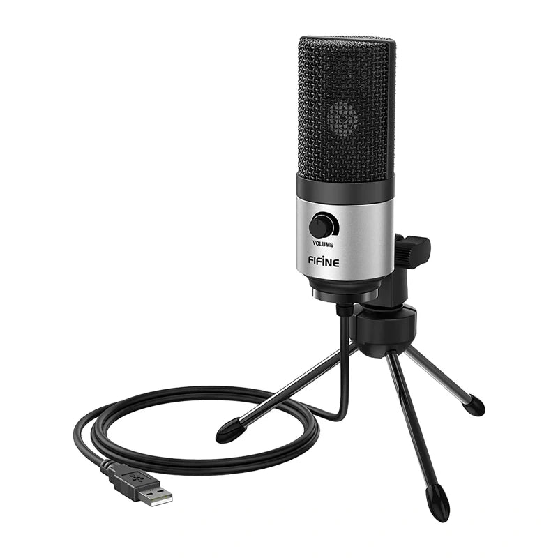 Fifine K669BS Condenser Microphone (Silver) - Image 1