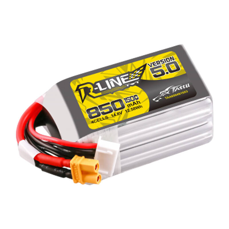 Tattu R-Line Wersja 5.0 850 mAh 14,8 V 4S1P 150C XT30U-F - Image 3