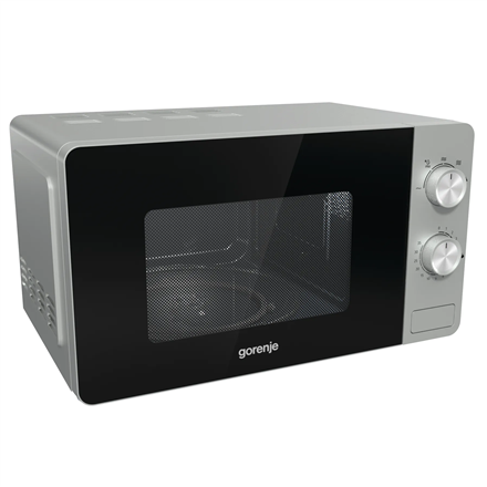 Gorenje | Microwave Oven | MO20E1S | Free standing | 800 W | 20 L | Silver