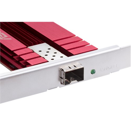 Asus | XG-C100F 10G PCIe Network Adapter; SFP+ port for Optical Fiber Transmission and DAC cable | 10/100/1000/10000 Mbi