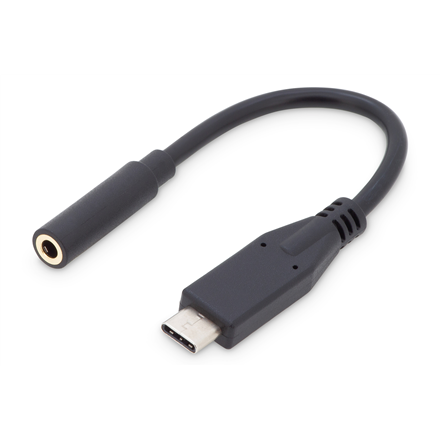 Digitus | USB Type-C Audio adapter cable, Type-C - 3.5mm M/F, 0.2m, Audio input/output, Version 3.1 | AK-300321-002-S | 