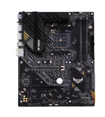 Mainboard ASUS AMD B550 SAM4 ATX 3xPCI-Express 3.0 1x 1xPCI-Express 3.0 16x 2xM.2 1xPCI-Express 4.0 16x Memory DDR4 Memory slots 4 1xHDMI 1xDisplayPort 1xUSB type C 5xUSB 3.2 1xOptical S/PDIF 1xRJ45 5xAudio port TUFGAMINGB550-PLUS