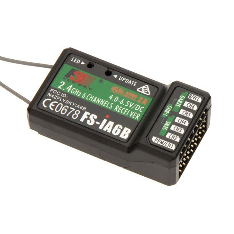 FlySky Transmitter FS-i6 (M2) + Receiver iA6B Set, 6 channels AFHDS 2A