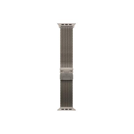 APPLE 49mm Natural Titanium Milanese Loop - Large | Apple