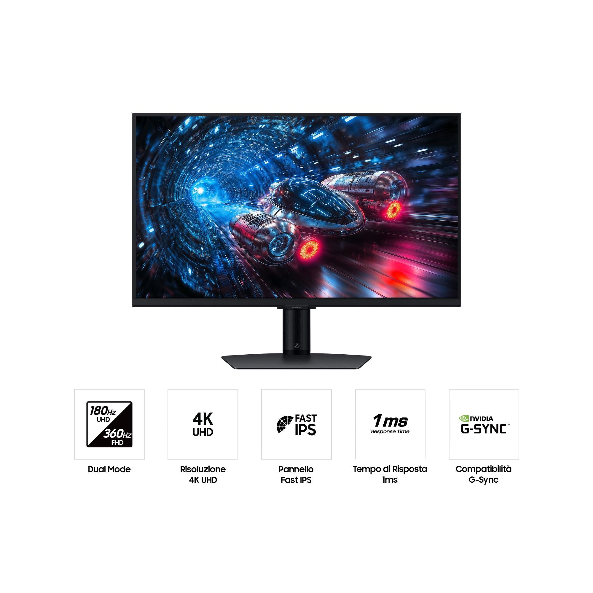 LCD Monitor SAMSUNG 27 " 3840 x 2160 pixels 4K Ultra HD Native aspect ratio 16:9 LCD Flat LS27FG702EUXEN