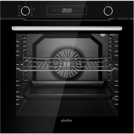 Simfer Oven | BI-81608P | 80 L | Multifuncional | Pyrolytic | Electronic | Steam function | Convection | Height 59.5 cm 