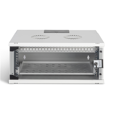 Digitus SOHO Pro network set, 483 mm (19"), 4U, 540 x 400 mm | DN-49200-SET | Light Grey