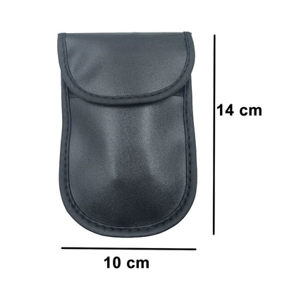 Anti-theft case for car keys blocking radio waves Keyless Faraday Box cover Faraday cage 14 cm with 10 cm black — Hurtel