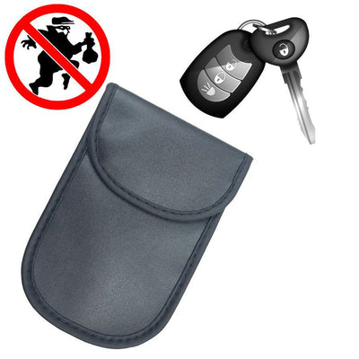 Anti-theft case for car keys blocking radio waves Keyless Faraday Box cover Faraday cage 14 cm with 10 cm black — Hurtel