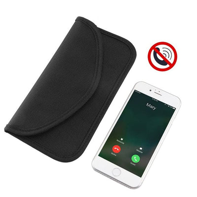 Anti-theft Case for Car Keys Phone Radio Blocking Faraday Box Faraday Cage 20cm x 11cm Black — Hurtel