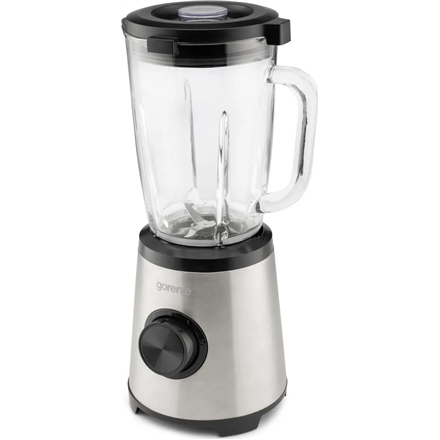 Gorenje Blender | B1300E | Tabletop | 1300 W | Jar capacity 1.75 L | Jar material Plastic | Black/Stainless steel