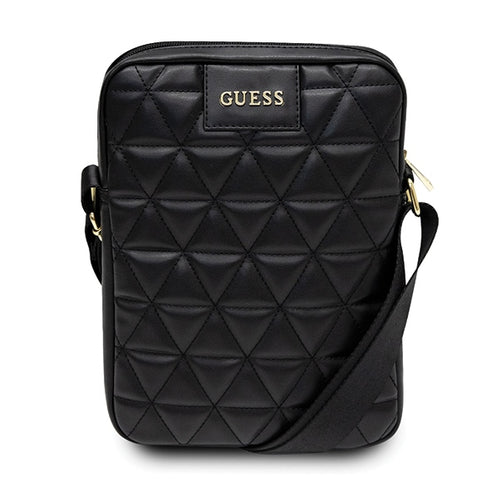 Guess Quilted 10" Tablet Bag - Black