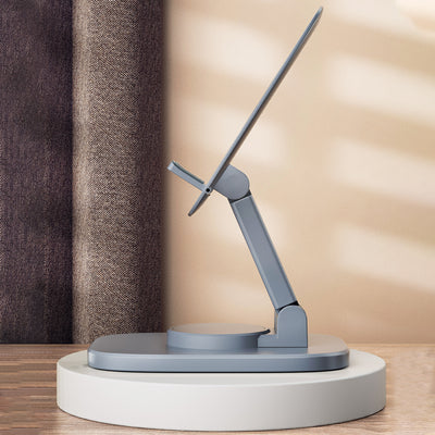 Dudao desk telescopic stand foldable stand for phone tablet gray (F5XS)