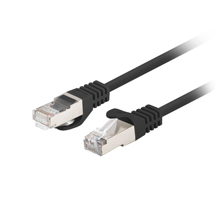 Lanberg Patchcord CAT.6 FTP 2M fluke passed 10-pack, Black | PCF6-20CC-0200-BK