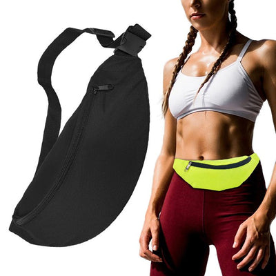 Ultimate Running Belt bag for keys wallet documents black — Hurtel