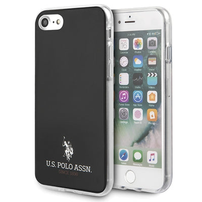 US Polo USHCI8TPUBK iPhone 7/8/SE 2020 / SE 2022 czarny/black Shiny — U.S. Polo Assn.