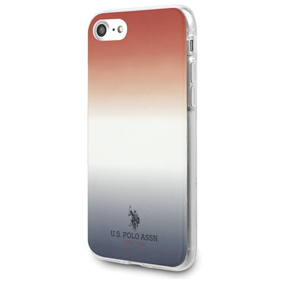 US Polo USHCI8TRDGRB iPhone 7/8/SE 2020 / SE 2022 czerwono-niebieski/blue&red Gradient Pattern Collection — U.S. Polo Assn.