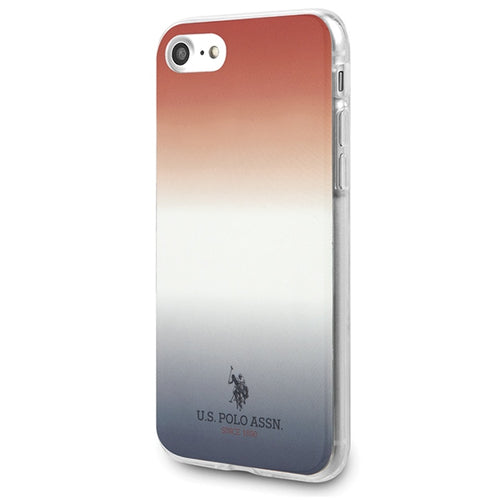 US Polo USHCI8TRDGRB iPhone 7/8/SE 2020 / SE 2022 czerwono-niebieski/blue&red Gradient Pattern Collection — U.S. Polo Assn.