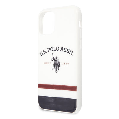 US Polo USHCN58PCSTRB iPhone 11 Pro biały/white Tricolor Pattern Collection — U.S. Polo Assn.