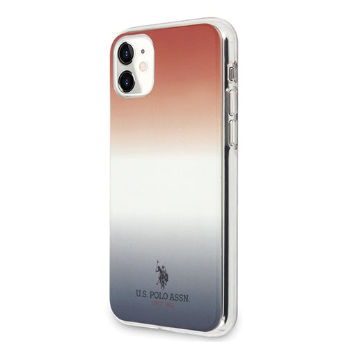 US Polo USHCN61TRDGRB iPhone 11 czerwono-niebieski/blue&red Gradient Pattern Collection — U.S. Polo Assn.
