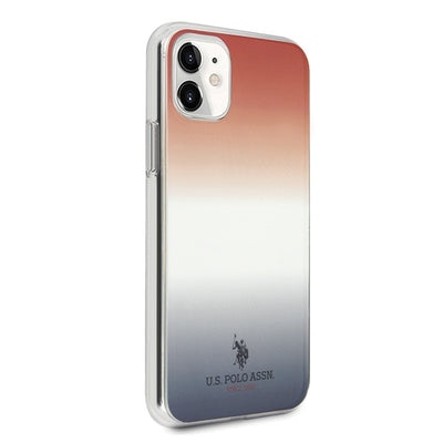 US Polo USHCN61TRDGRB iPhone 11 czerwono-niebieski/blue&red Gradient Pattern Collection — U.S. Polo Assn.