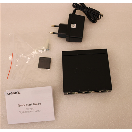 SALE OUT. D-Link DGS-105GL/E 5-Port Gigabit Ethernet Switch | SALE OUT. Ethernet Switch | DGS-105/E | Unmanaged | Deskto