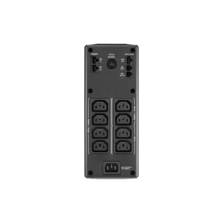 Schneider Electric APC Back-UPS Pro, tower, 230V, 8x IEC C13 outlets, AVR, LCD, user-replaceable battery | BR1300MI | 13