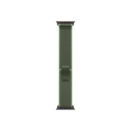 Apple 49mm Green/Neon Trail Loop - M/L - Black Titanium Finish | Apple