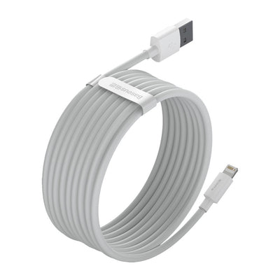 Baseus 2x USB - Lightning cable fast charging 1.5 m white (TZCALZJ-02)