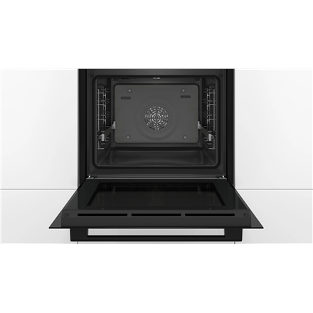 Bosch Oven | HBA2340B0 | 71 L | Electric | Hydrolytic | Knobs | Convection | Height 59.5 cm | Width 59.4 cm | Black