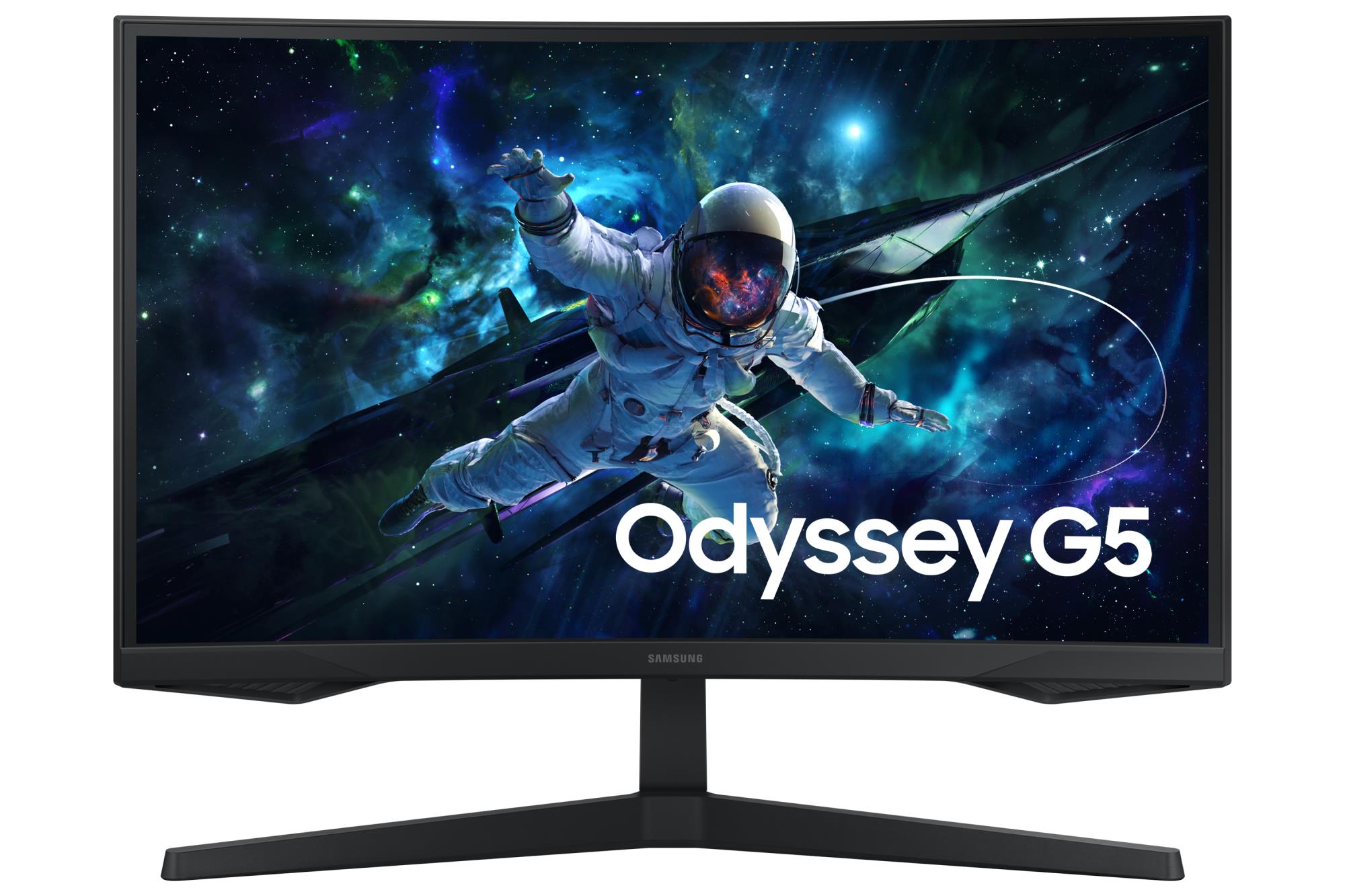 LCD Monitor SAMSUNG LS27CG552EUXEN 27" Gaming/Curved Panel VA 2560x1440 16:9 165 Hz Matte 1 ms Height adjustable Colour Black LS27CG552EUXEN