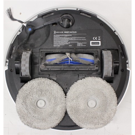 SALE OUT. Ecovacs DEEBOT mini Vacuum cleaner, Robot, Wet&Dry, ZeroTangle Technology, Agile Navigation, White/Blue + Auto