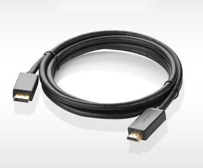 Ugreen unidirectional DisplayPort to HDMI Cable 4K 30Hz 32 AWG 2m Black (DP101 10202)