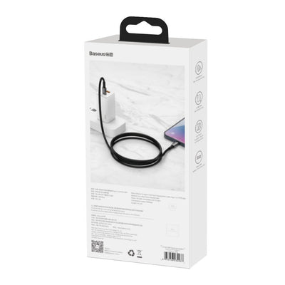 Baseus CATLWJ-01 Lightning - USB-C PD cable 20W 480Mb/s 1m - black
