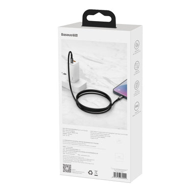 Baseus CATLWJ-A01 Lightning - USB-C PD 20W 480Mb/s 2m cable - black