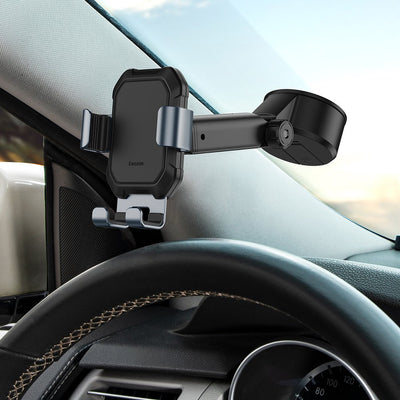 Baseus telescopic gravity car holder for window, dashboard black (SUYL-TK01)