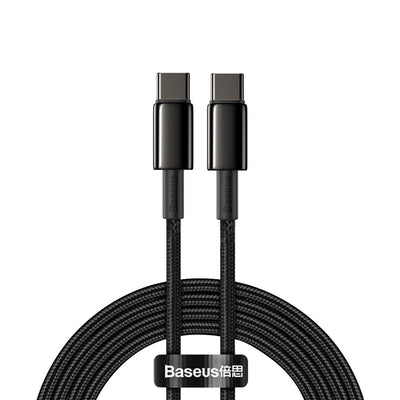 Baseus CATWJ-A01 USB-C - USB-C PD QC cable 100W 5A 480Mb/s 2m - black