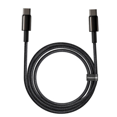 Baseus CATWJ-A01 USB-C - USB-C PD QC cable 100W 5A 480Mb/s 2m - black