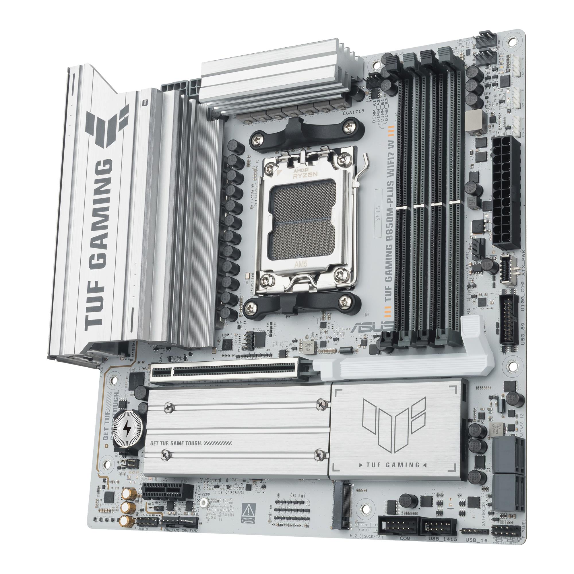Mainboard ASUS AMD B850 SAM5 Micro-ATX Memory DDR5 Memory slots 4 GAMINGB850M-PLUSWIFI7W