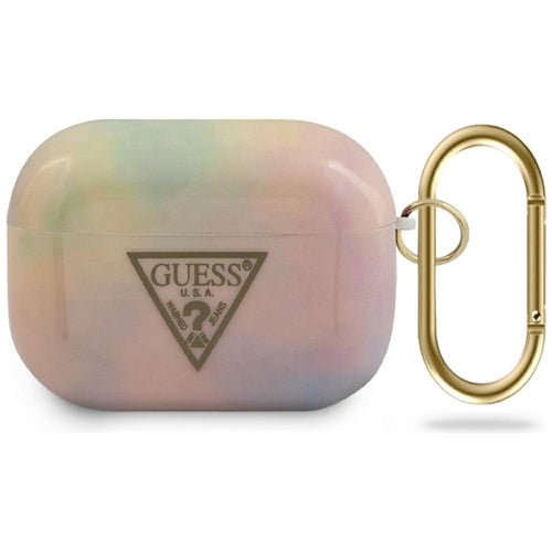 Guess GUACAPTPUMCGG01 AirPods Pro cover pink/pink Tie &amp; Dye Collection