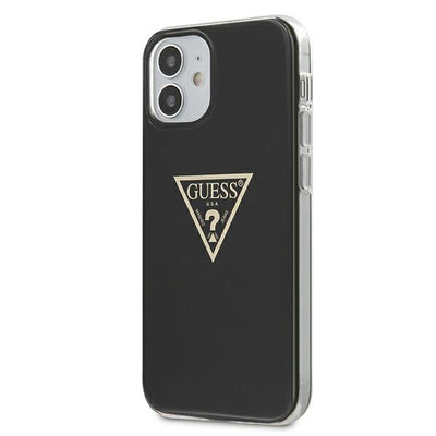 Guess GUHCP12SPCUMPTBK iPhone 12 mini 5.4" black/black hardcase Metallic Collection