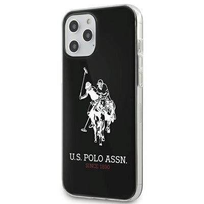 US Polo USHCP12LTPUHRBK iPhone 12 Pro Max 6,7" czarny/black Shiny Big Logo — U.S. Polo Assn.