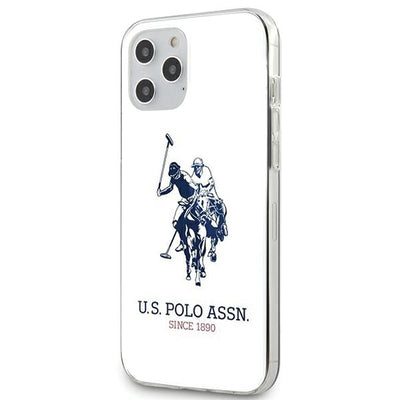 US Polo USHCP12LTPUHRWH iPhone 12 Pro Max 6,7" biały/white Shiny Big Logo — U.S. Polo Assn.