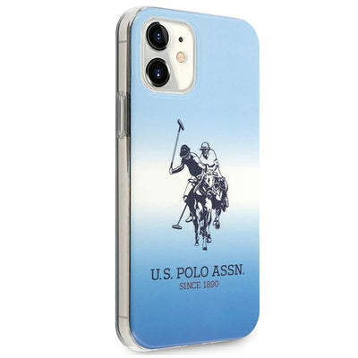 US Polo Assn. Gradient Pattern Collection iPhone 12 mini Case - Blue — U.S. Polo Assn.